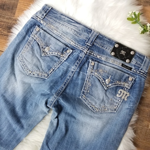 Miss Me Denim - Miss Me Easy Capri Jeans Light wash Plus Size 33